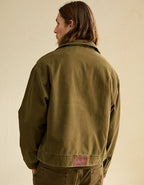 AE x Lamine Yamal Cropped Workwear Jacket - Olive