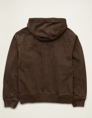 AE x Lamine Yamal Hooded Denim Jacket - Brown