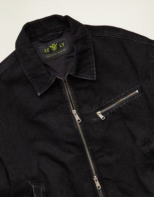 AE x Lamine Yamal Cropped Workwear Jacket - Black