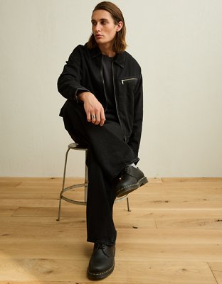 AE x Lamine Yamal Cropped Workwear Jacket - Black