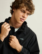 AE Nylon Zip-Up Jacket - Black