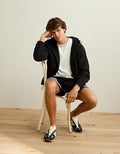 AE Nylon Zip-Up Jacket - Black