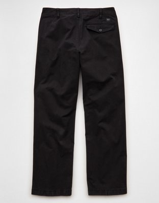 AE Flex Loose Lived-In Khaki Pant - Bold Black