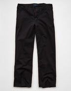 AE Flex Loose Lived-In Khaki Pant - Bold Black