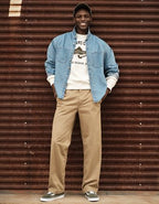 AE Flex Loose Lived-In Khaki Pant - Light Khaki