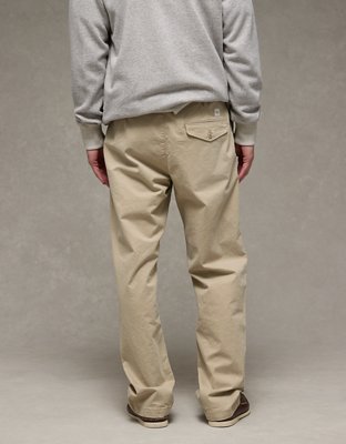 AE Flex Loose Lived-In Khaki Pant - Light Khaki