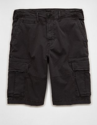 AE 10" Flex Lived-In Cargo Short - Black