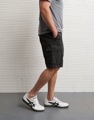 AE 10" Flex Lived-In Cargo Short - Black