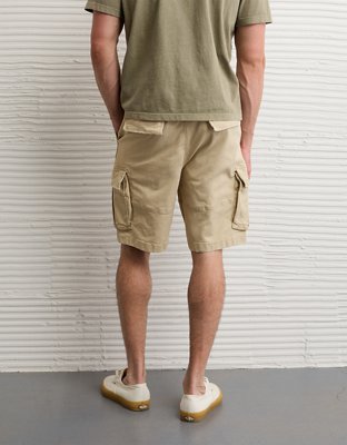AE 10" Flex Lived-In Cargo Short - Khaki