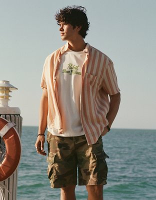 AE 10" Flex Lived-In Cargo Short - Deep Forest