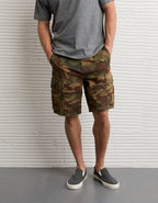 AE 10" Flex Lived-In Cargo Short - Deep Forest