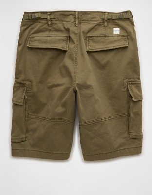 AE 10" Flex Lived-In Cargo Short - Green Olive