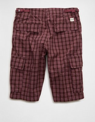 AE 12" Lived-In Cargo Short - Magenta