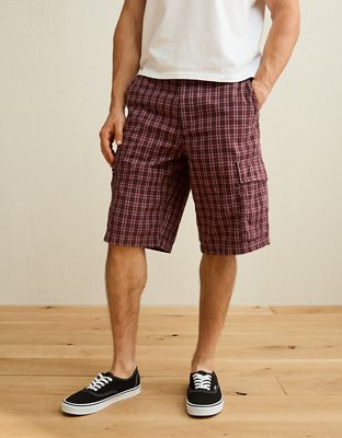 AE 12" Lived-In Cargo Short - Magenta