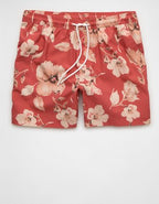 AE 5" Flex Swim Trunk - Brick Red