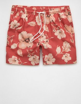 AE 5" Flex Swim Trunk - Brick Red