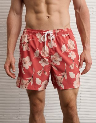 AE 5" Flex Swim Trunk - Brick Red