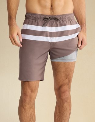 Fair Harbor Anchor 8" Swim Trunk - Brown
