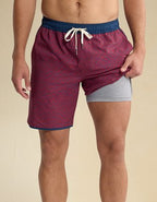 Fair Harbor Anchor 8" Swim Trunk - Red