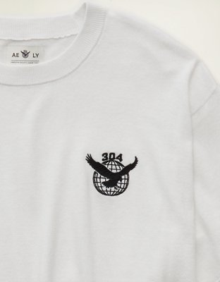 AE x Lamine Yamal Sweater T-Shirt - Destroyed White