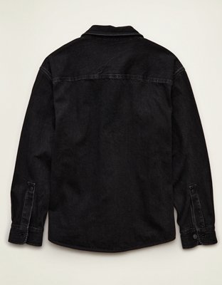 AE x Lamine Yamal Denim Overshirt - Black