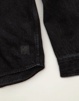 AE x Lamine Yamal Denim Overshirt - Black
