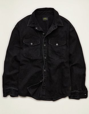 AE x Lamine Yamal Denim Overshirt - Black
