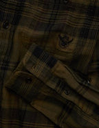 AE x Lamine Yamal Flannel Button-Up Shirt - Olive