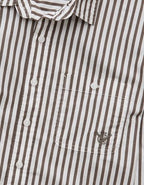 AE x Lamine Yamal Poplin Button-Up Shirt - Coffee