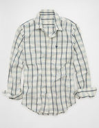 AE Slim Fit Poplin Button-Up Shirt - Cream