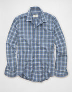 AE Slim Fit Poplin Button-Up Shirt - Blue