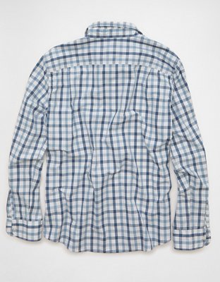 AE Standard Fit Poplin Button-Up Shirt - White