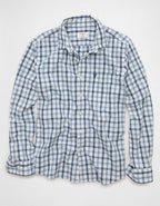 AE Standard Fit Poplin Button-Up Shirt - White