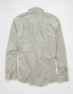 AE Standard Fit Poplin Button-Up Shirt - Green