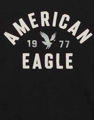 AE Standard Fit Graphic T-Shirt - Black