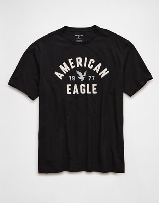AE Standard Fit Graphic T-Shirt - Black