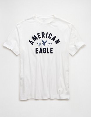 AE Standard Fit Graphic T-Shirt - White
