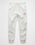 AE 24/7 Wisconsin Badgers Graphic Jogger - Heather Frost