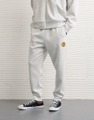 NFL Pittsburgh Steelers Graphic Jogger - Heather Frost