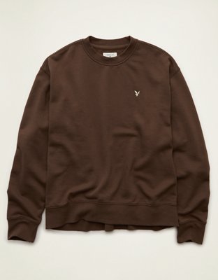 AE Lightweight Logo Sweatshirt - Dark Brown