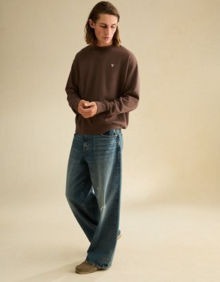 AE Lightweight Logo Sweatshirt - Dark Brown