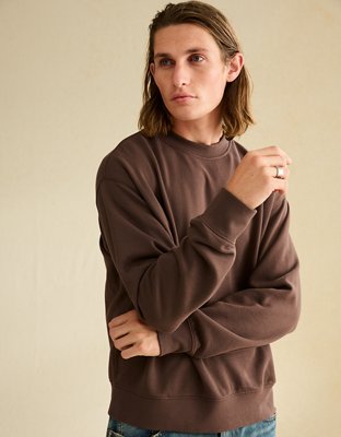 AE Lightweight Logo Sweatshirt - Dark Brown