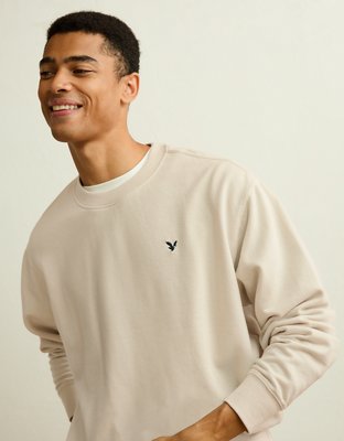 AE Lightweight Logo Sweatshirt - Bone Khaki