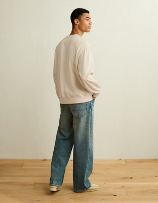 AE Lightweight Logo Sweatshirt - Bone Khaki