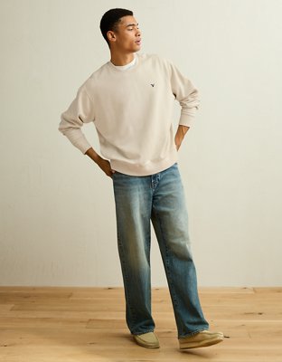 AE Lightweight Logo Sweatshirt - Bone Khaki