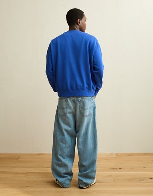 AE Lightweight Logo Sweatshirt - Cobalt