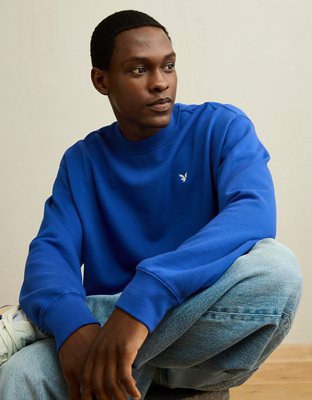 AE Lightweight Logo Sweatshirt - Cobalt