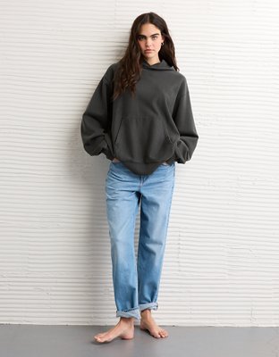 AE Laidback Luxe Heavyweight Hoodie - Dark Shadow