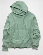 AE Laidback Luxe Heavyweight Hoodie - Washed Olive