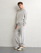 AE Laidback Luxe Heavyweight Hoodie - Heather Frost